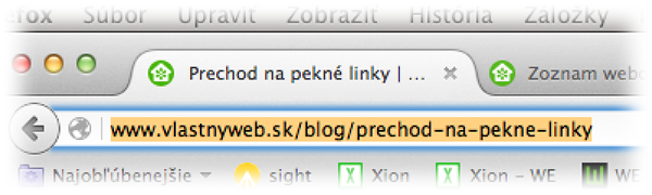adresový riadok prehliadača adresový riadok prehliadača